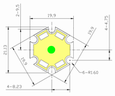 Metal PCB - Star Shape